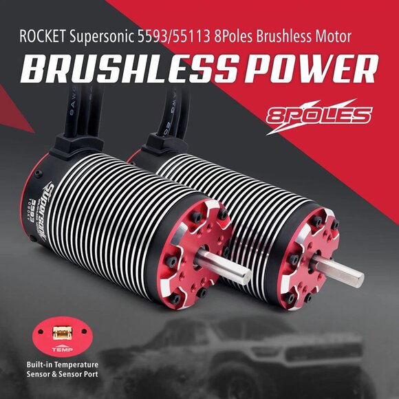 Rocket 5593 1090KV Sensorless Brushless Motor S24F04 - Picture 1 of 9